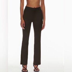 Ten by Babaton Sundance Pant Satin Rich‎ Mocha Brown Size 2